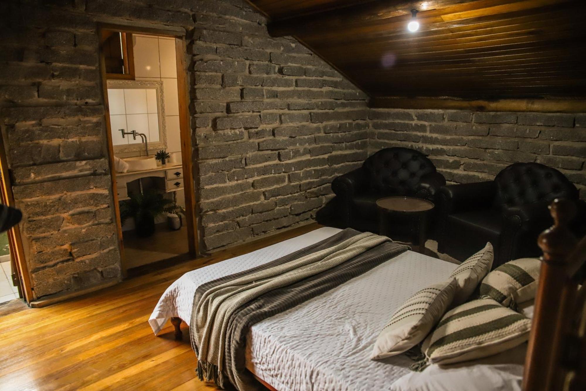Chale Casa De Pedra, Vivenda Serra Velha, Chales De Montanha Timbe do Sul Exterior foto
